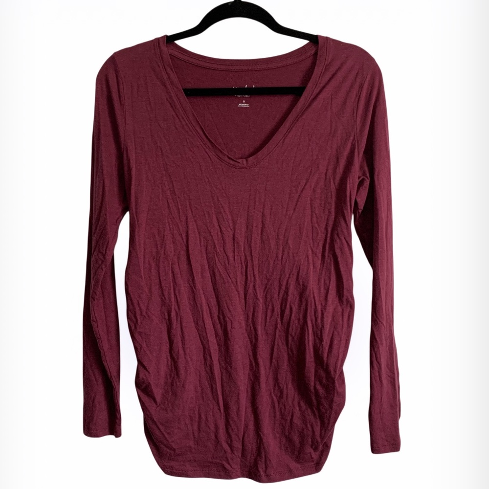 Isabel Maternity by Ingrid & Isabel Long Sleeves V-Neck Tee